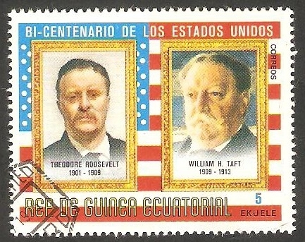 Theodore Roosevelt y William H. Taft