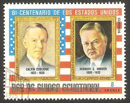 Calvin Coolidge y Herbert C. Hoover