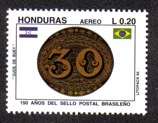 150 Años del Sello Postal Brasileño 