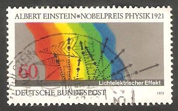 865 - Centenario del nacimiento de premio Nobel aleman, Albert Einstein, física 1921