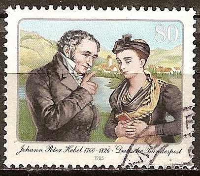 225a Aniv Nacimiento de Johann Peter Hebel (poeta). 