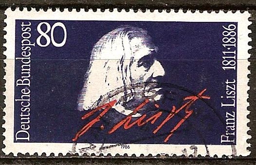 Centenario de la muerte Franz Liszt (1811-1886), compositor, pianista y director de orquesta.   