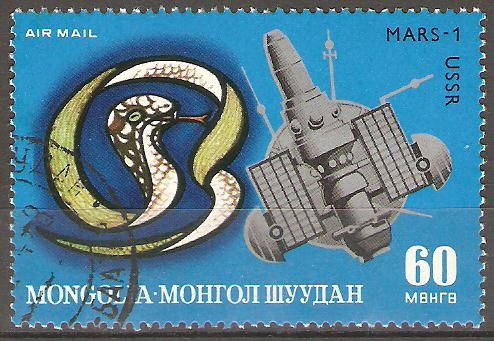 LOGROS  ESPACIALES  DE  USA  Y  LA  URSS.  SERPIENTE  Y  MARTE  1.