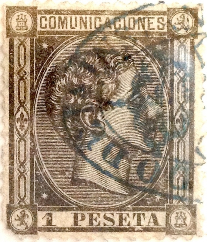 1 peseta 1875