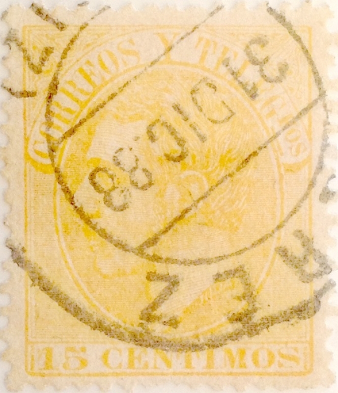 15 céntimos 1882