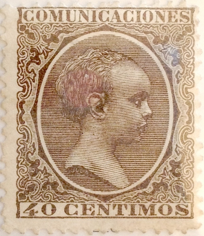 40 céntimos 1889