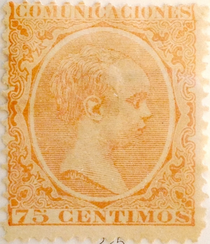 75 céntimos 1889