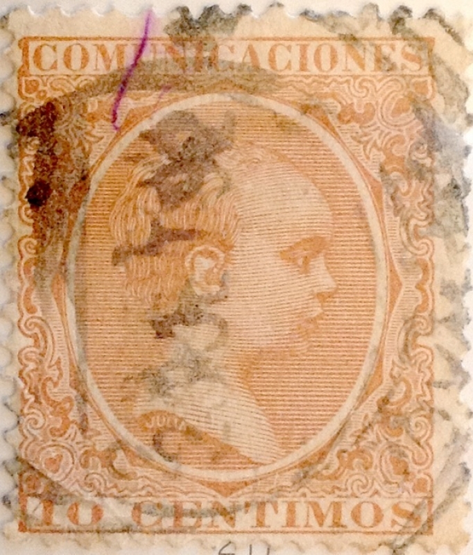 10 céntimos 1889