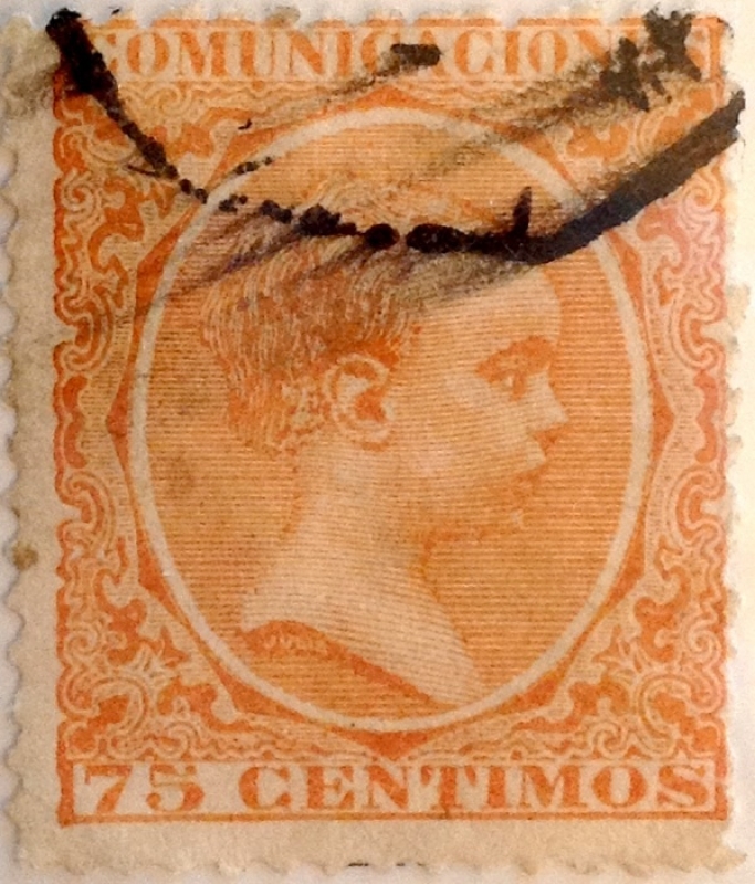 75 céntimos 1889