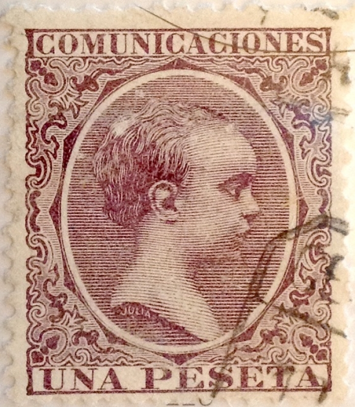 1 peseta 1889