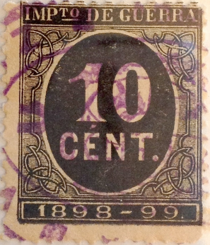 10 céntimos 1898