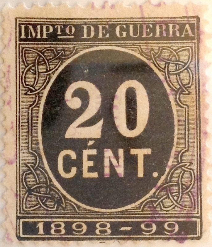 20 céntimos 1898
