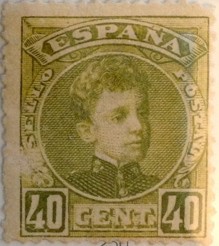 40 céntimos 1901