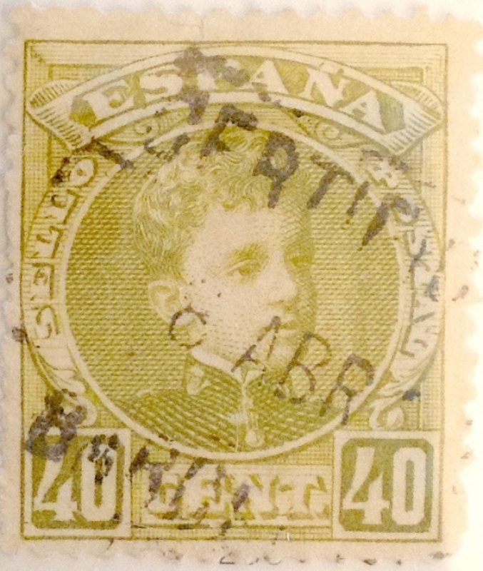 40 céntimos 1901