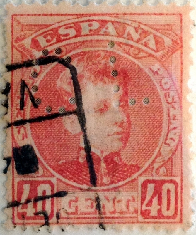 40 céntimos  1905