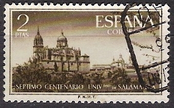 ESPAÑA SEGUNDO CENTENARIO USD Nº 1128 (0) 2P CASTAÑO SALAMANCA