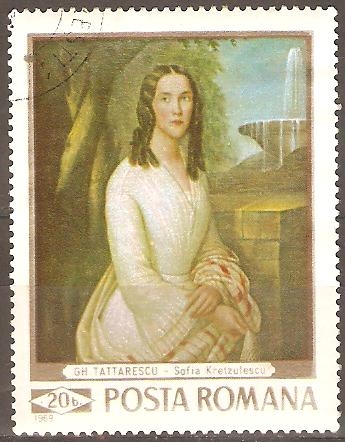 SOFÌA  KRETZULESCU.  PINTURA  DE  GHEORGHE  TATTARESCU.