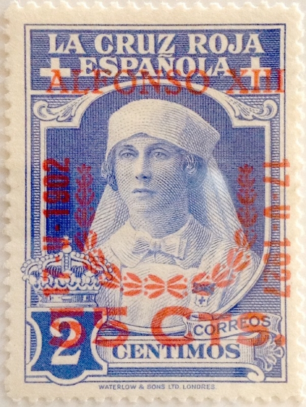55 sobre 2 céntimos 1927
