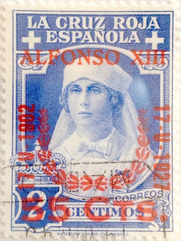 55 sobre 2 céntimos 1927