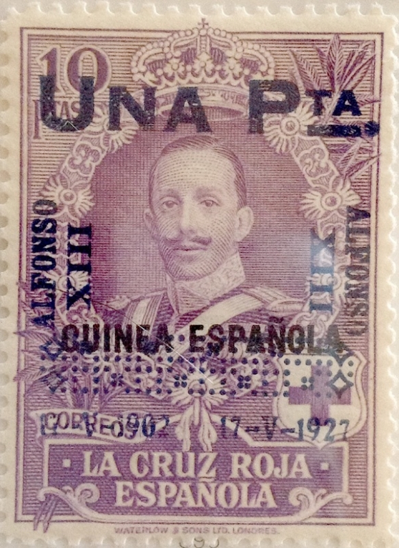 1 peseta sobre 10 pesetas 1927