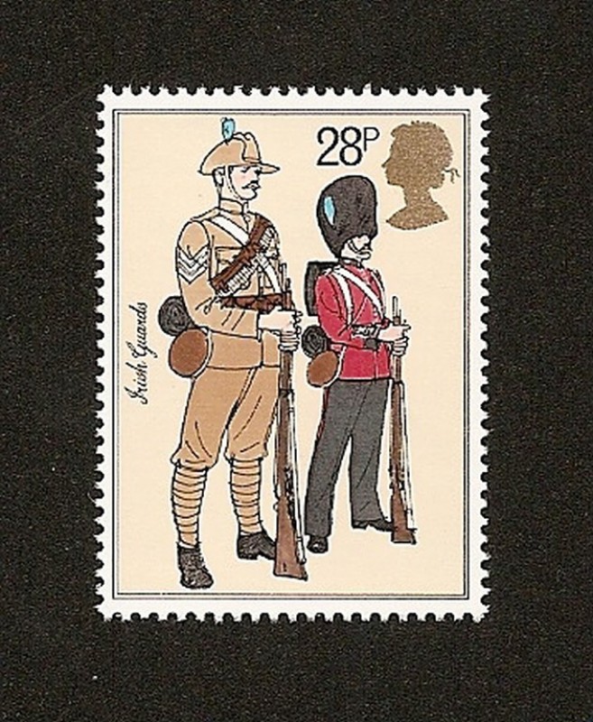 Uniformes Militares - soldados - Guardia Irlandesa