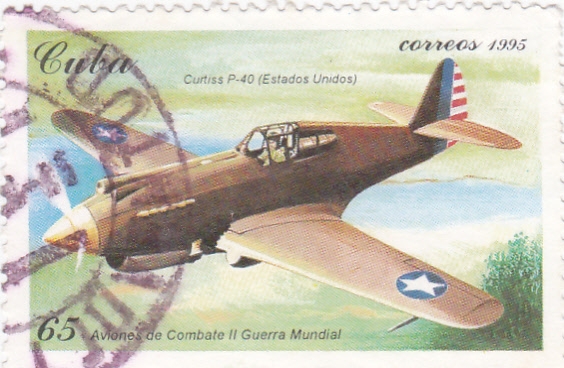 Avión de combate II guerra mundial