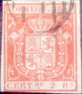 2 reales 1854