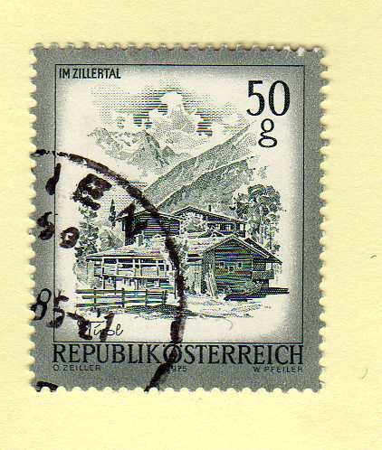 Scott 958. Casa de granjeros en Zillertal, Tirol.