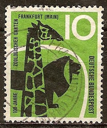 100 años parque zoológico de Frankfurt am Main.