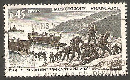 1605 - 25 anivº de la Liberación, Desembarco en Provence