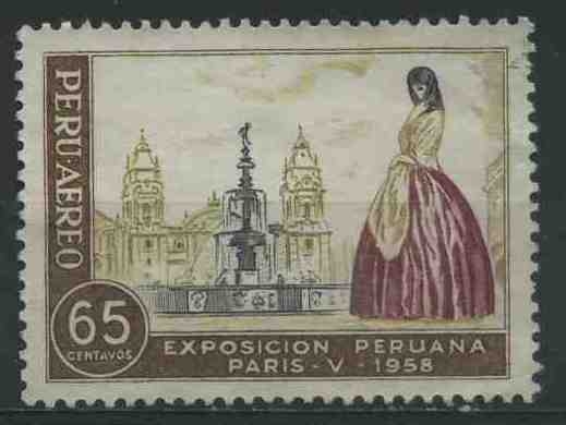 SC145 - Catedral de Lima y señorita