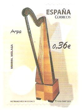 INSTUMENTOS  MUSICALES.  ARPA.