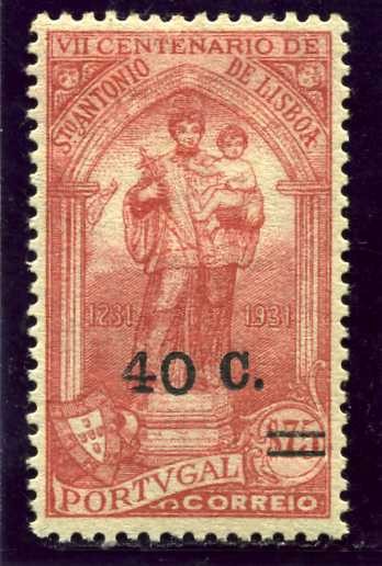 Sellos conmemorativos de 1931 sobrecargados