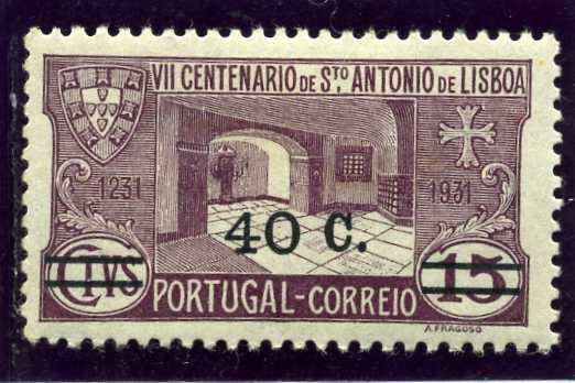Sellos conmemorativos de 1931 sobrecargados