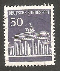 371 - Puerta de Brandenburgo en Berlin, Con número de control