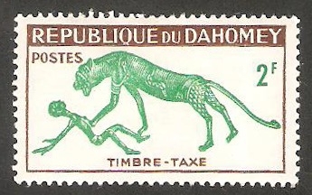 Dahomey - 33 - Sello Tasa
