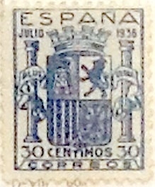 30 céntimos 1936