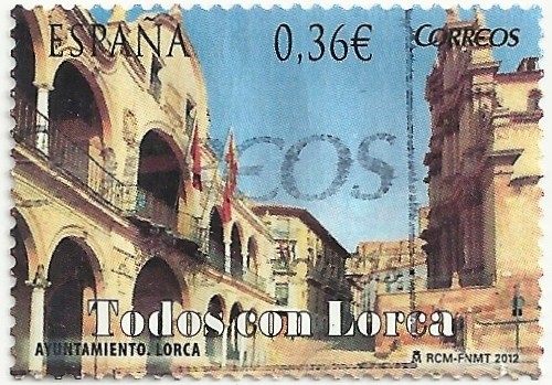 TODOS CON LORCA. EL AYUNTAMIENTO. EDIFIL 4693