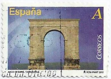 ARCOS Y PUERTAS MONUMENTALES. ARC DE BERÀ.TARRAGONA. EDIFIL 4688