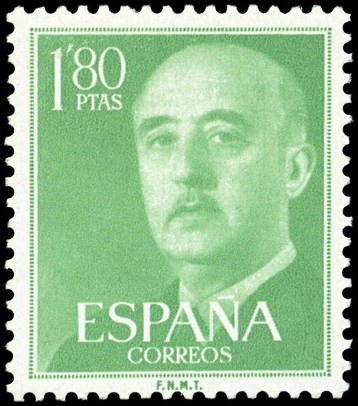 ESPAÑA SEGUNDO CENTENARIO NUEV Nº 1156 ** 1,8P VDE AMARILLO FRANCO