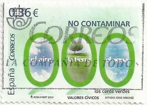 VALORES CÍVICOS. NO CONTAMINAR. EDIFIL 4696