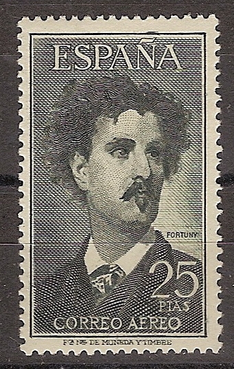 ESPAÑA SEGUNDO CENTENARIO NUEV Nº 1164 ** 25P VERDE FORTUNY