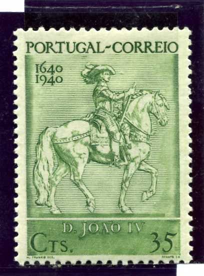 8º Centenario de la Fundacion y III Centenario de la Restauracion de la Nacion Portuguesa. Juan IV