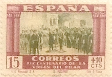 15+10 céntimos 1940