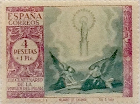 4 pesetas + 1 peseta 1940