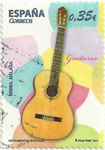 INSTRUMENTOS MUSICALES. GUITARRA. EDIFIL 4628