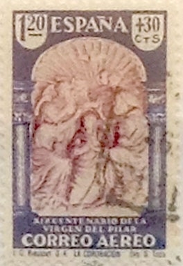 1,20 pesetas + 30 céntimos 1940