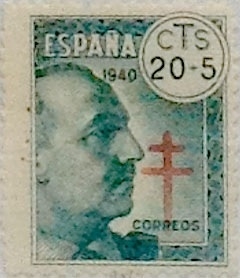 20 céntimos + 5 céntimos 1940