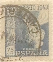 75 céntimos 1943