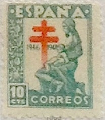 10 céntimos 1946